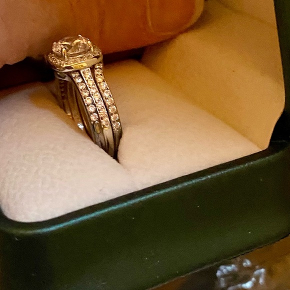 🔥JUNXIN 3 Piece Bridal Set: 925 & CZ🔥 NIB - Picture 3 of 8